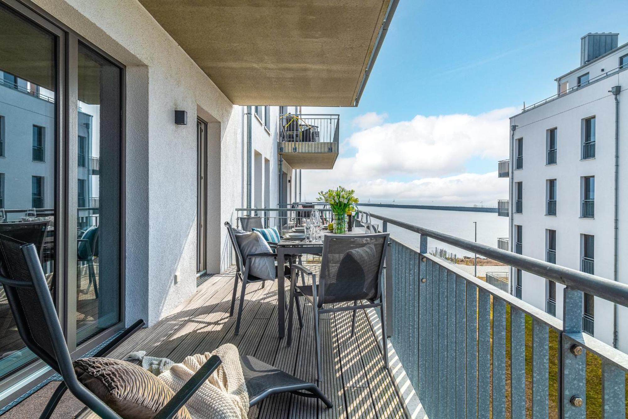 Апартаменты Ocean Storm- 2 Og, Balkon, Kamin Ольпениц Экстерьер фото